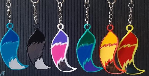 Furry keychain