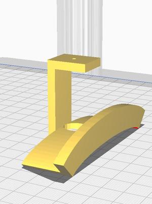 underdesk headset holder