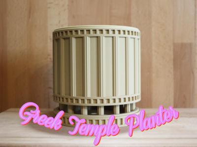 Greek Temple Planter