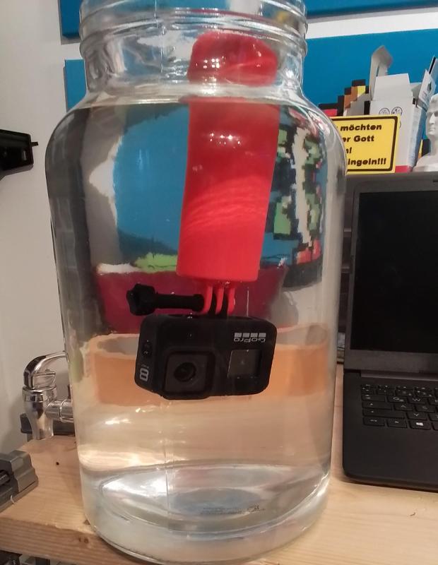 GoPro 8 floaty handle /  schwimmender Griff für die GoPro 8