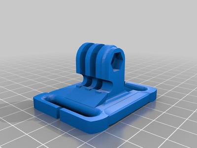 GoPro backpack no-slack vertical strap mount