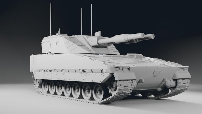 Swedish CV90 AMOS Self propelled gun