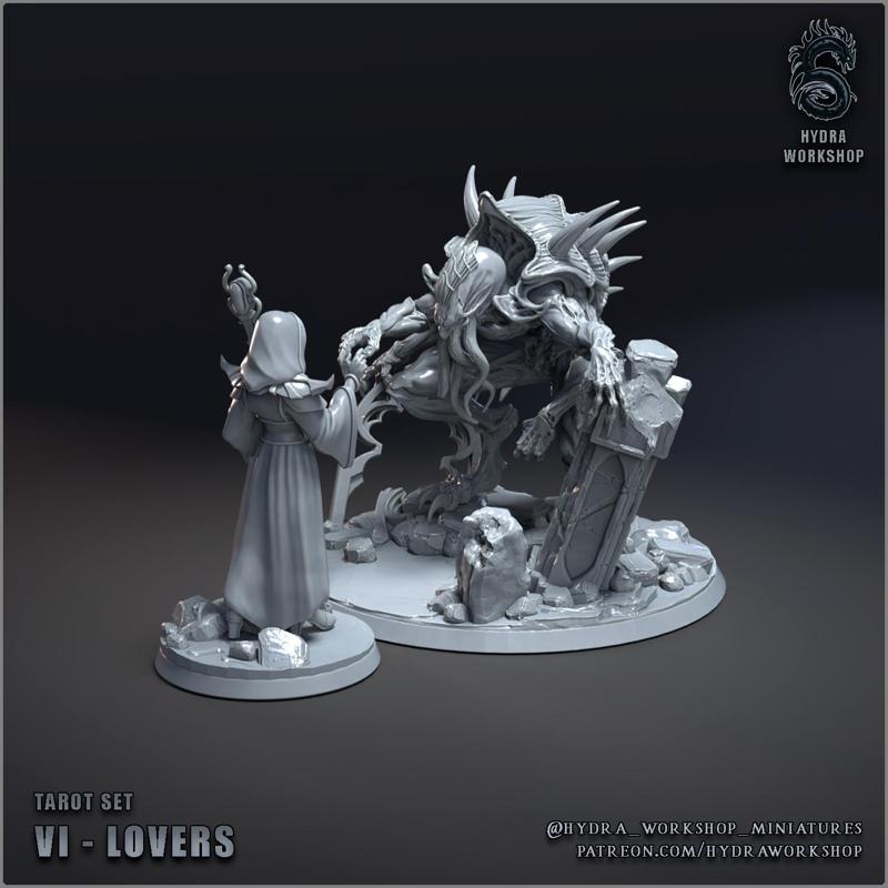 Tarot set - VI Lovers