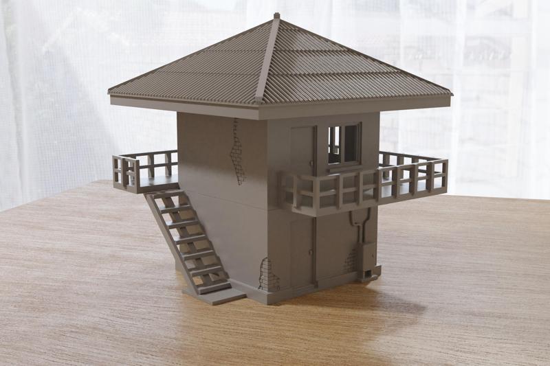 Soviet Military Outpost - Watch Tower - Zona Alfa Wargaming Terrain