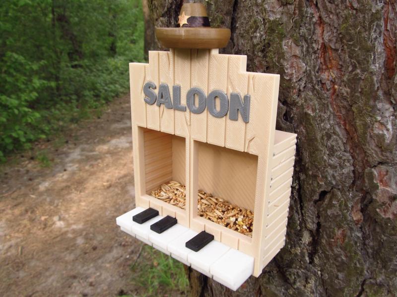 saloon bird feeder