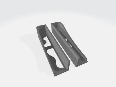 Tablet wall mound holder - - uses command strips