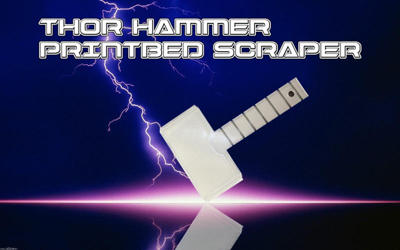Thor Hammer Printbed Scraper