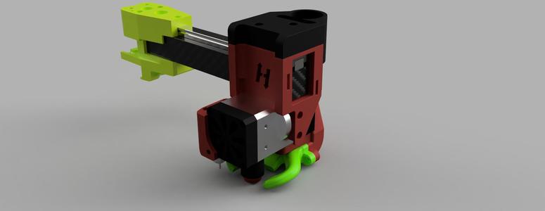 Mod for the HevOrt printer for the x carriage HD9 toprail