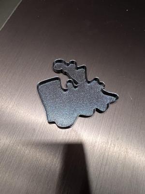 Locomotive christmas cookie cutter