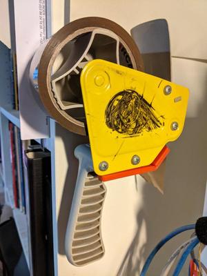 Tape gun wall mount