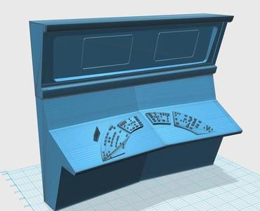 Star Trek MEGO Scale Communication Console