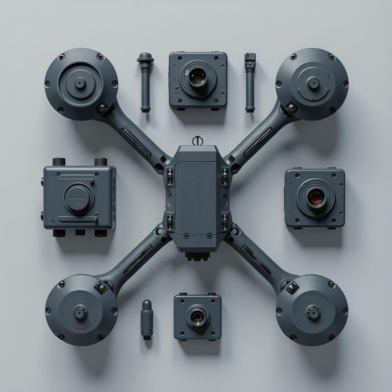 Futuristic Sci-Fi Modular Props – 3D Printable Set