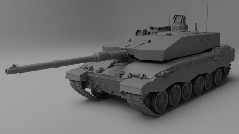 British Challenger II 130 MBT main battle tank