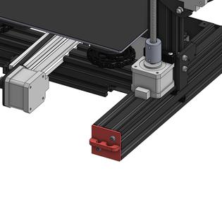 40mm profile cable guide
