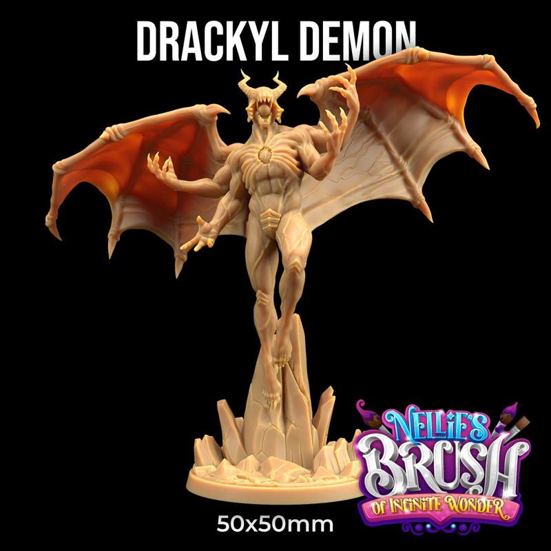 Drackyl Demon | PRESUPPORTED | Nellie’s Brush of Infinite Wonder