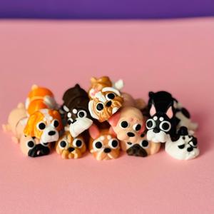 🐾 Articulated 3D Printed Dog Toy Collection – 10 Breeds – Flexi Models & Keychains