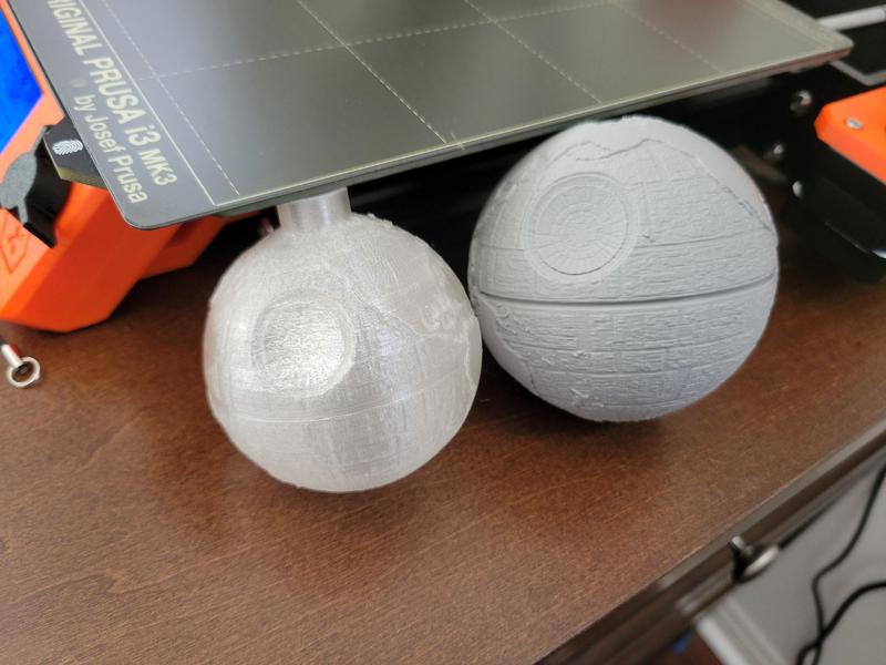 Death Star Earth Holiday Ornament