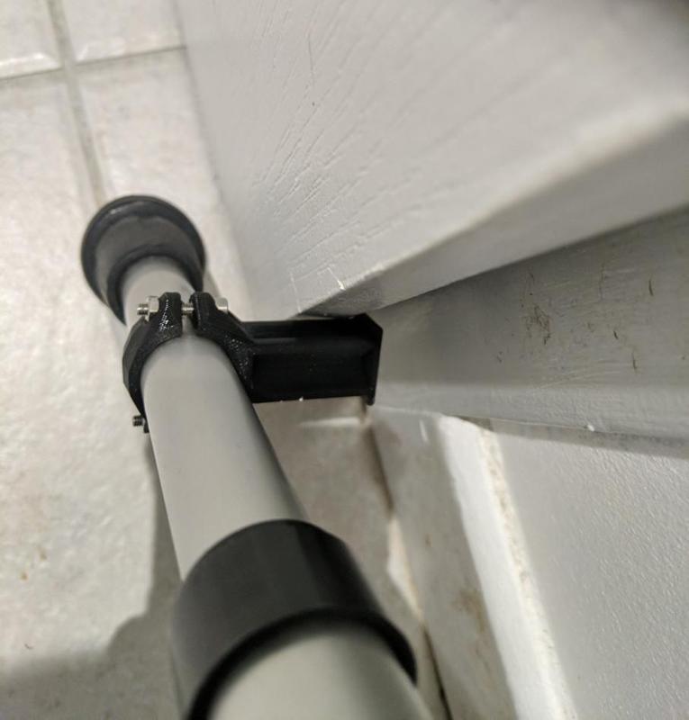 Crutches hook helper clamp extension