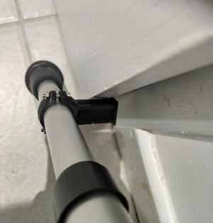 Crutches hook helper clamp extension