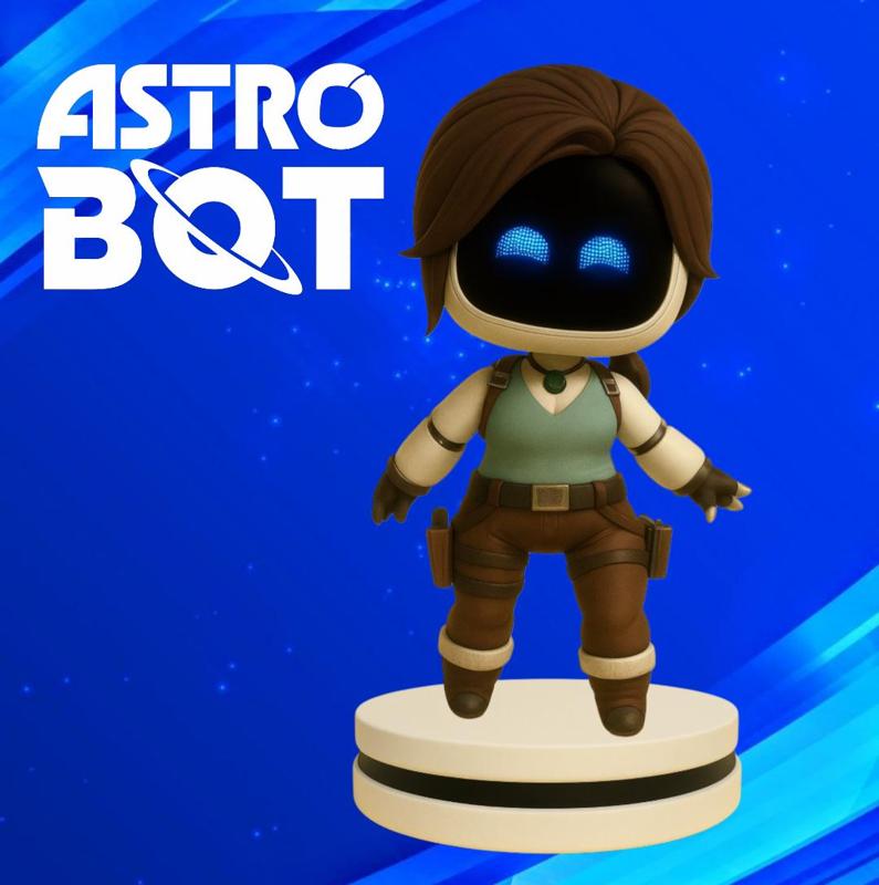 Astro Bot Lara Croft Tomb Raider