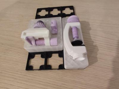 Gridfinity for Nano Vise (V2) by PRIma