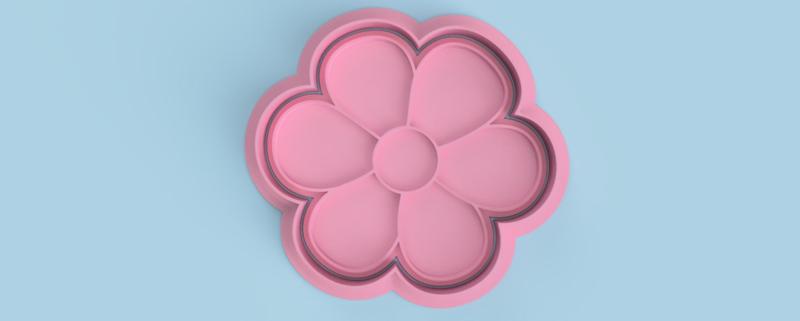 Flower cookie cutter (Flower cookie cutter)