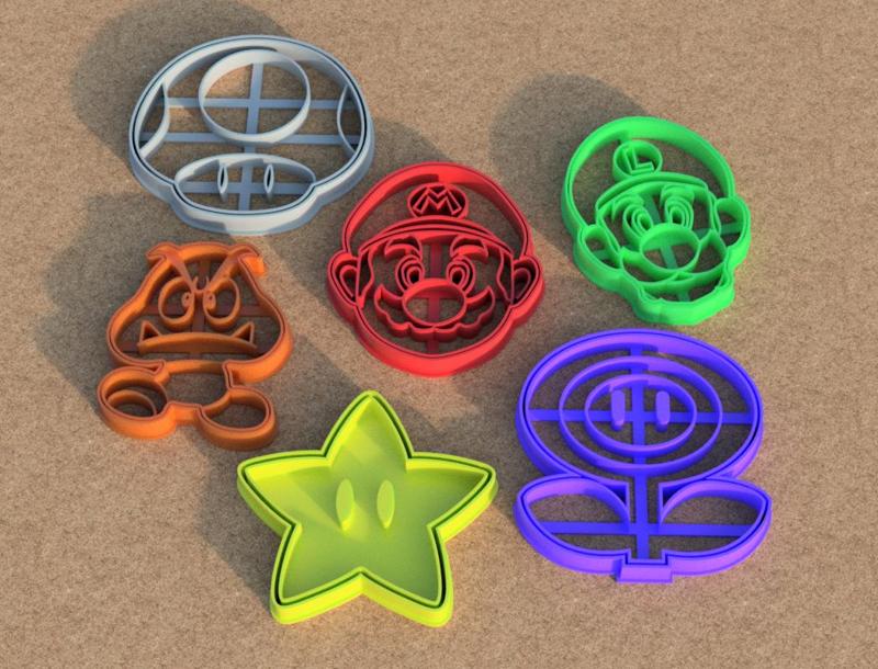 Mario Bros cutters