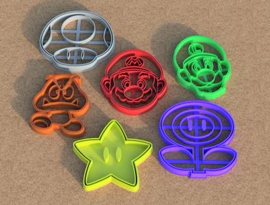 Mario Bros cutters