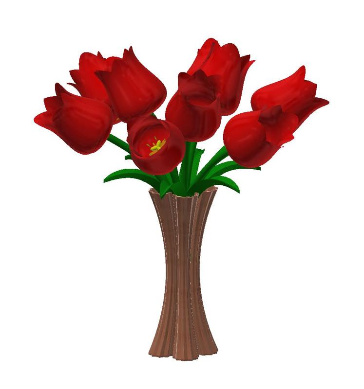 Decorative flower plant vase