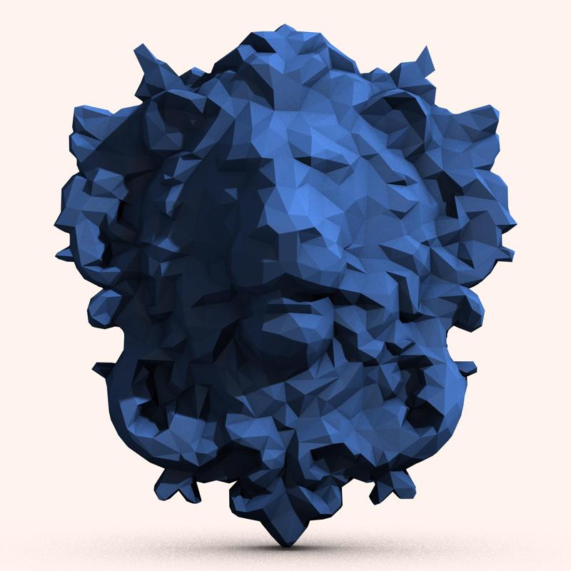 Lion low poly 2