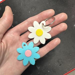 Simple Flower Keychain/Earring, multi piece + AMS