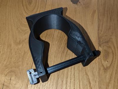 MTB wall mount - Bike Pluck - with locking Pin