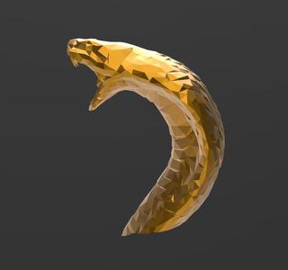 Snake 01 - Low Poly