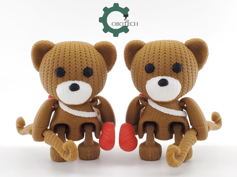 Cobotech Articulated Crochet Cupid Bear by Cobotech