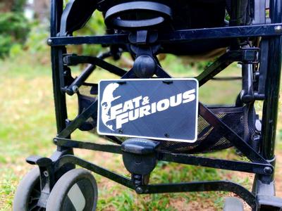 Fat and Furious Stroller Plate