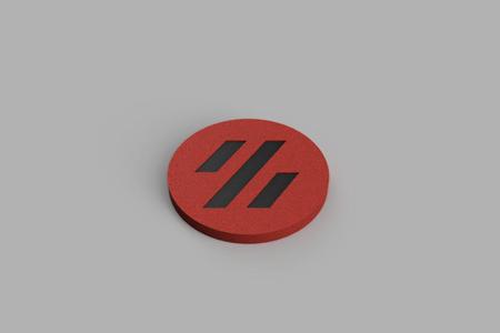 Shopping Cart Coin - VORON Logo