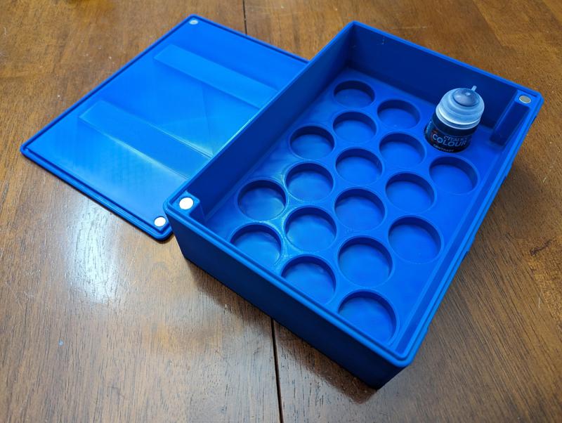 Citadel Contrast Paint Storage Box - CorgiCompact Hobby System