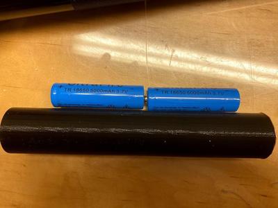 MagLite 3 D-cell to 18650 adapter