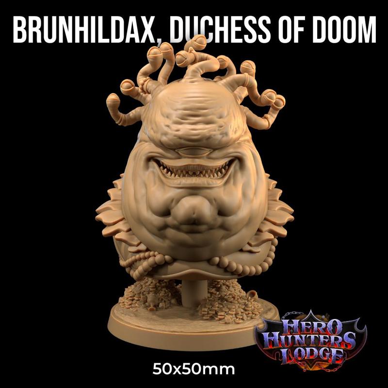 Brunhildax, Duchess of Doom | PRESUPPORTED | Hero Hunters Lodge