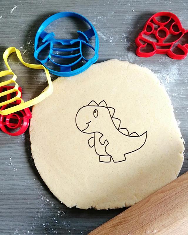 Cute T-Rex Cookie Cutter