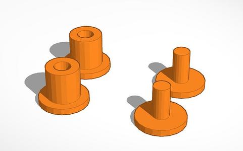 Corkscrew pins