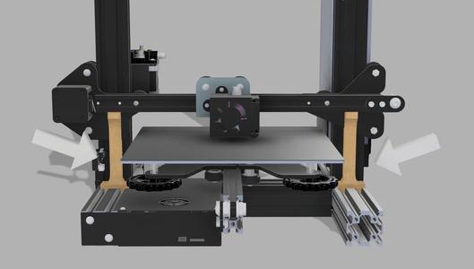 Z Axis leveling tool (compatible Ender 3/sovol) | "Tombstone"