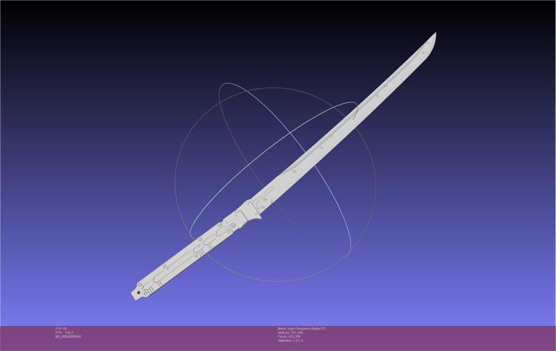 Metal Gear Rising Raiden High Frequency Blade Rework Assembly