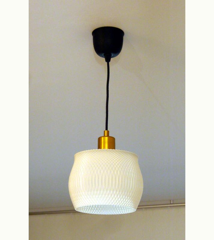 Moiré lamp shade