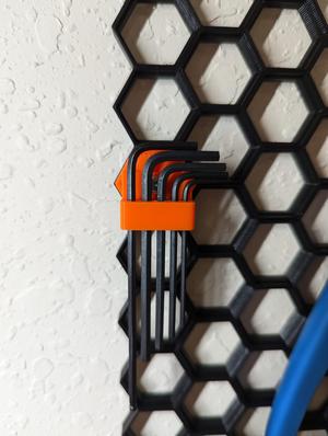 Prusa Allen Keys Holder for Honeycomb Wall