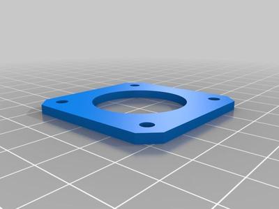 My Customized Customisable NEMA17 Spacer Plate
