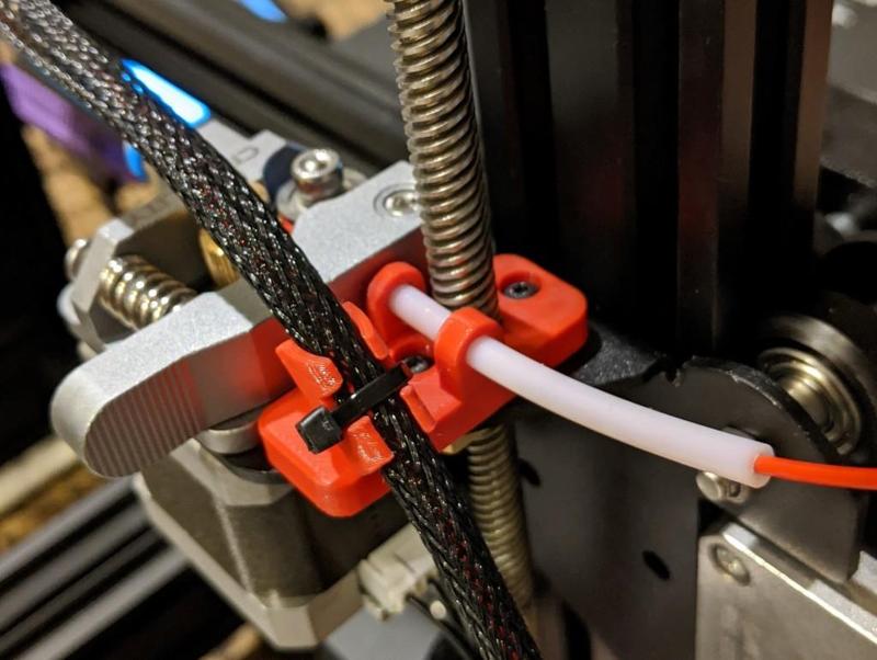 Ender 3 Pro Filament Guide and Cable Holder