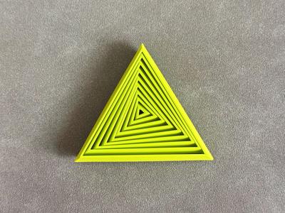 Pyramid Triangle Fidget – Step-Layer Stress Toy