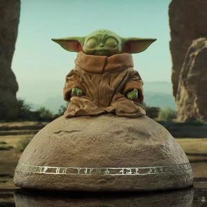 Grogu Meditation Scene – 3D Printable Statue from Star Wars: The Mandalorian
