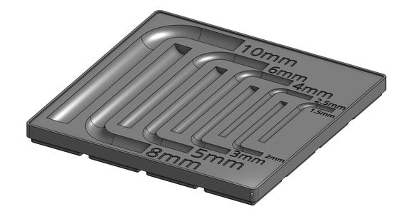 WERA Mini Hex Key Metric Gridfinity Storage